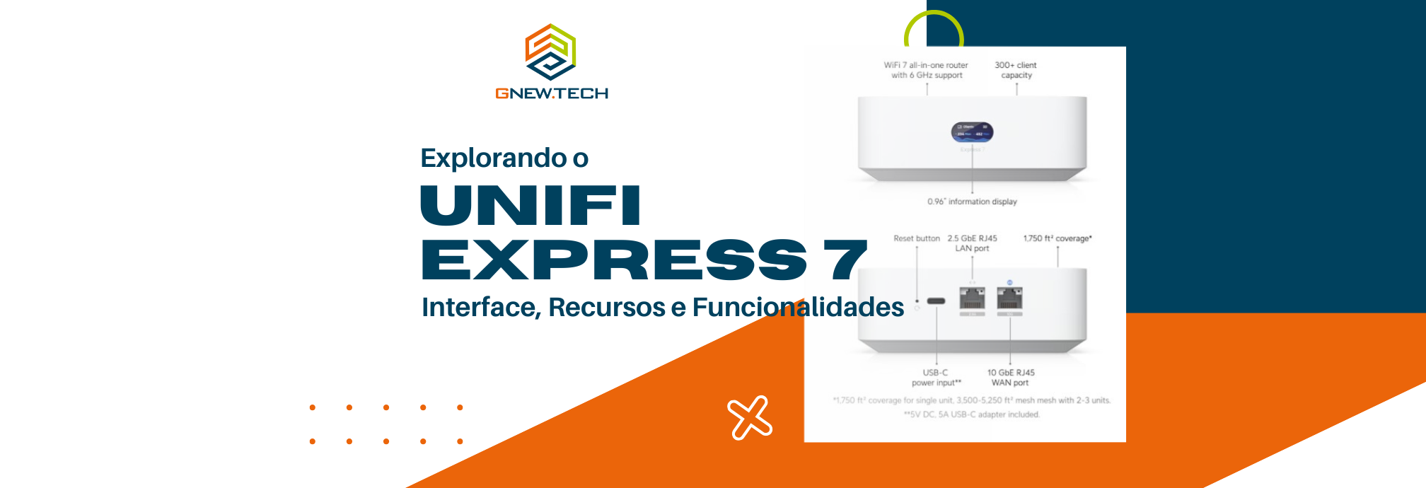 Explorando o UniFi Express 7: Interface, Recursos e Funcionalidades