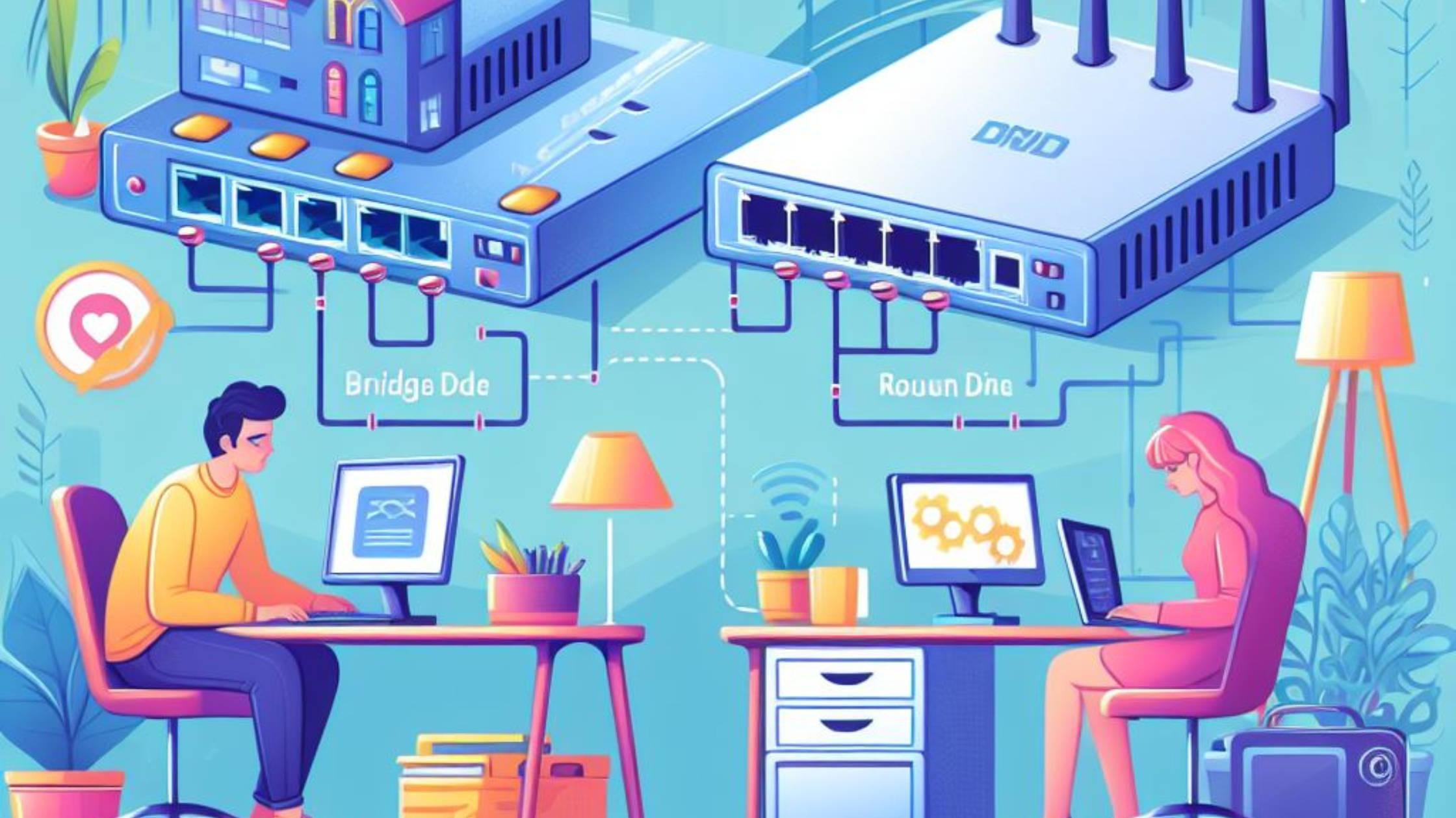Modo Bridge vs. Modo Roteador: Qual Usar na Sua Rede?