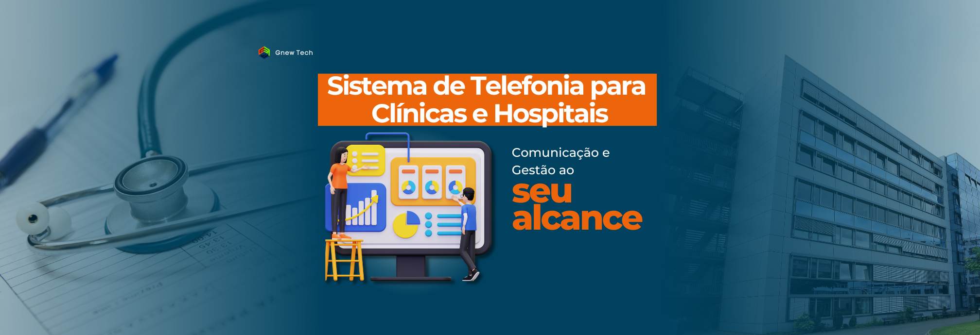 Sistema de Telefonia (Gnew IPBX) para Clínicas e Hospitais