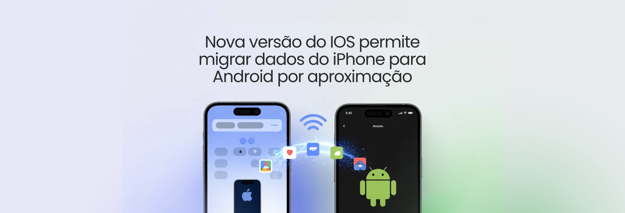 iOS 26.3 agora permite migrar dados do iPhone para Android por aproximação; veja como funciona